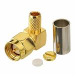 SMA Cable Connector Right Angle (Plug, Male,50Ω) RG-58,RG-55